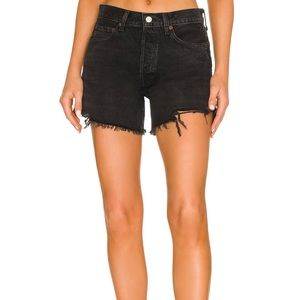 Black parker agolde shorts